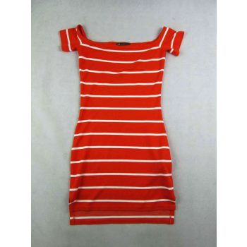   ARMANI EXCHANGE J-SUMMER NŐI (XS / S) NARANCS CSÍKOS RUGALMAS SZUPER MINIRUHA