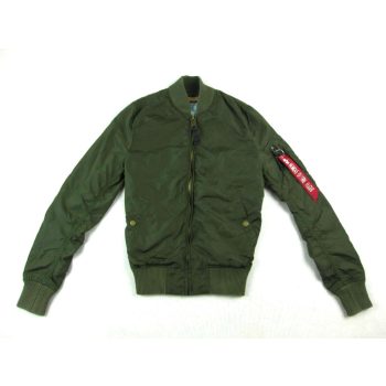   ALPHA INDUSTRIES NŐI (XS) PASZTELL-ZÖLD BOMBER DZSEKI KABÁT