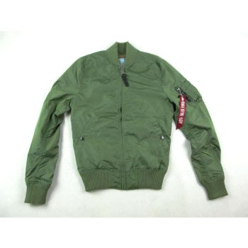  ÚJ! ALPHA INDUSTRIES NŐI (S) PASZTELL-ZÖLD BOMBER DZSEKI KABÁT