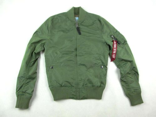 ÚJ! ALPHA INDUSTRIES NŐI (S) PASZTELL-ZÖLD BOMBER DZSEKI KABÁT