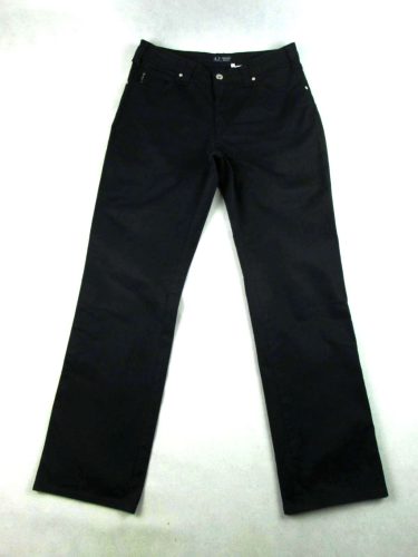 ARMANI JEANS NŐI (L - W32) ENYHÉN SZTRECCSES FEKETE HOSSZÚNADRÁG