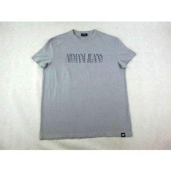   ARMANI JEANS FÉRFI (2XL / 3XL) RÖVID UJJÚ SZÜRKE RUGALMAS PÓLÓ
