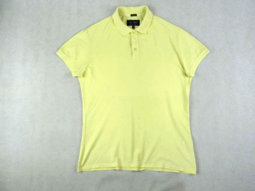 ARMANI JEANS MUSCLE FIT ELEGÁNS RÖVID UJJÚ FÉRFI (2XL) VAJSZÍNŰ GALLÉROS PÓLÓ