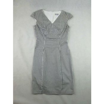   ARMANI JEANS NŐI (M - 38) NAGYON SZÉP FEKETE-FEHÉR RUGALMAS GYÖNYÖRŰ KARCSÚSÍTOTT RUHA