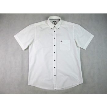   ANDREW JAMES (VAN GRAAF) ELEGÁNS RÖVID UJJÚ FÉRFI (M) FEHÉR ING