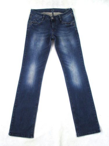 ARMANI JEANS NŐI (L - W32) SZTRECCSES SÖTÉTKÉK FARMERNADRÁG