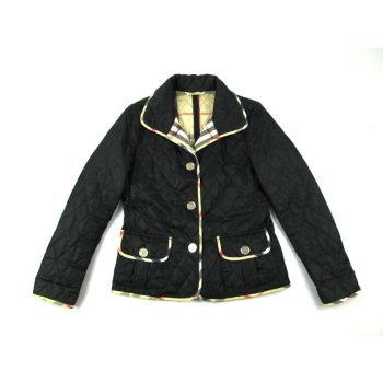 BURBERRY NŐI (M) FEKETE STEPPELT ÁTMENETI DZSEKI / KABÁT