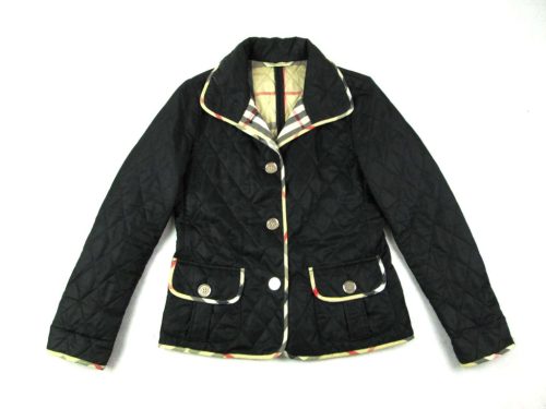 BURBERRY NŐI (M) FEKETE STEPPELT ÁTMENETI DZSEKI / KABÁT