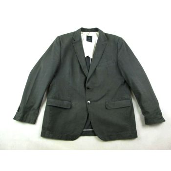   BUGATTI FÉRFI (L) ELEGÁNS NAGYON KOMOLY SÖTÉTSZÜRKE VÉKONY CSÍKOS SPORTZAKÓ