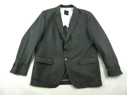 BUGATTI FÉRFI (L) ELEGÁNS NAGYON KOMOLY SÖTÉTSZÜRKE VÉKONY CSÍKOS SPORTZAKÓ