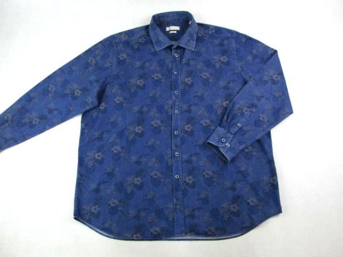 BUGATTI FÉRFI (3XL / 4XL) HOSSZÚ UJJÚ PASZTELL-KÉK ING