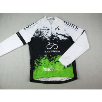   BOE INDIVIDUAL FÉRFI (XL) HOSSZÚ UJJÚ FEKETE-FEHÉR KERÉKPÁROS BICIKLIS LÉLEGZŐ SPORTFELSŐ