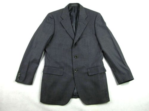 BOGGI MILANO FÉRFI (S - 44-es) ELEGÁNS NAGYON KOMOLY SÖTÉTSZÜRKE GYAPJÚ ZAKÓ