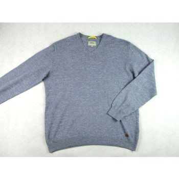   CAMEL ACTIVE ELEGÁNS HOSSZÚ UJJÚ FÉRFI (XL) KÉKES-SZÜRKE PULÓVER