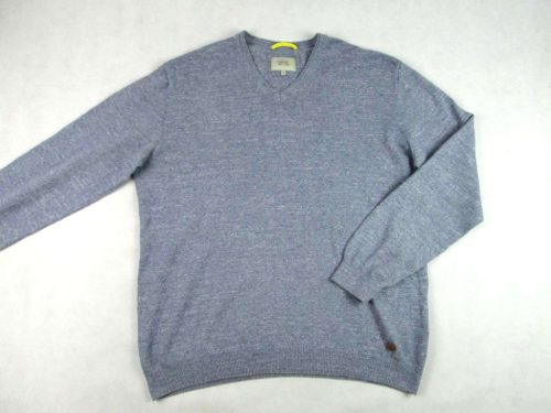 CAMEL ACTIVE ELEGÁNS HOSSZÚ UJJÚ FÉRFI (XL) KÉKES-SZÜRKE PULÓVER