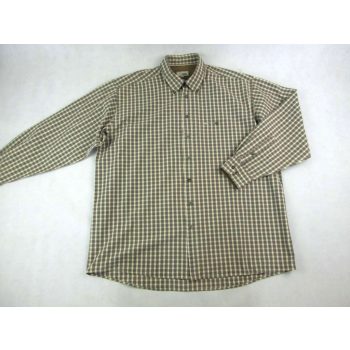   CAMEL ACTIVE FÉRFI (2XL / 3XL) ELEGÁNS HOSSZÚ UJJÚ BARNA APRÓ KOCKÁS ING