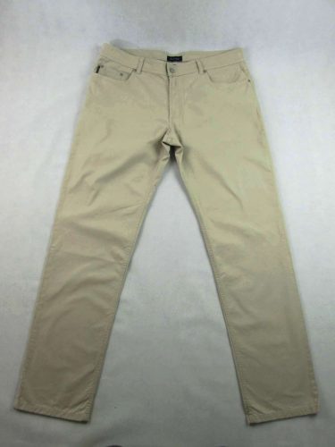 CHRISTIAN BERG FÉRFI (XL / 2XL - W38 / L34) ENYHÉN SZTRECCSES ELEGÁNS BÉZS HOSSZÚNADRÁG