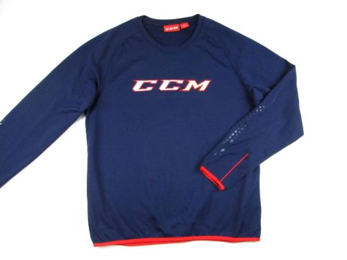 CCM FÉRFI (XL) HOSSZÚ UJJÚ SÖTÉTKÉK SPORT PULÓVER