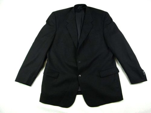 CAVALIERE OF SWEDEN FÉRFI (3XL - 60-as) ELEGÁNS NAGYON KOMOLY FEKETE GYAPJÚ ZAKÓ