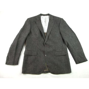   CARL GROSS FÉRFI (L - 50-es) ELEGÁNS NAGYON KOMOLY BARNÁSSZÜRKE LENVÁSZON ZAKÓ