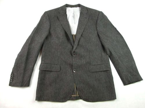 CARL GROSS FÉRFI (L - 50-es) ELEGÁNS NAGYON KOMOLY BARNÁSSZÜRKE LENVÁSZON ZAKÓ