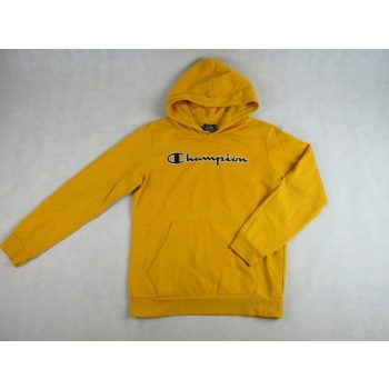 CHAMPION (GYEREK XL) SÁRGA HOSSZÚ UJJÚ KAPUCNIS PULÓVER