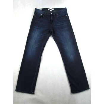   CALVIN KLEIN STRAIGHT FÉRFI (M - W33 / L30) SÖTÉTKÉK SZTRECCSES FARMER