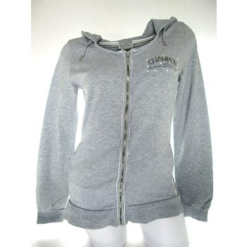   CHAMPION SZÜRKE NŐI (M) RUGALMAS CIPZÁROS PULÓVER KARDIGÁN
