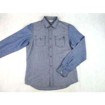 DIESEL ELEGÁNS HOSSZÚ UJJÚ PASZTELL-KÉK FÉRFI (L) ING