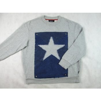 DIESEL ELEGÁNS SZÜRKE HOSSZÚ UJJÚ FÉRFI (M) PULÓVER