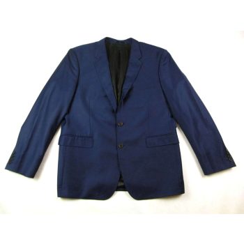   ERMENEGILDO ZEGNA FÉRFI (L/XL - 54-es) ELEGÁNS NAGYON KOMOLY ÉJ SÖTÉTKÉK ZAKÓ