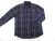 FRED PERRY FÉRFI (M) ELEGÁNS BORDÓ-PASZTELL-KÉK KOCKÁS HOSSZÚ UJJÚ ING
