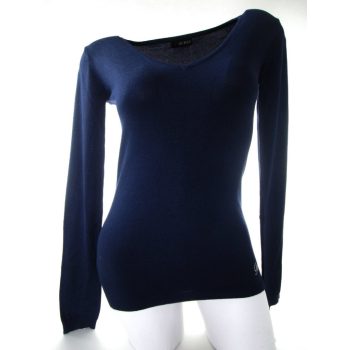   GUESS CSINOS HOSSZÚ UJJÚ ÉJ SÖTÉTKÉK NŐI (XS) RUGALMAS FELSŐ