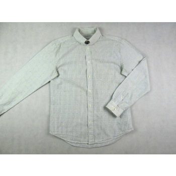   GANT ELEGÁNS FEHÉR-SÖTÉTKÉK CSÍKOS HOSSZÚ UJJÚ FÉRFI (L) ING