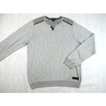 GUESS ELEGÁNS HOSSZÚ UJJÚ SZÜRKE FÉRFI (L) PULÓVER