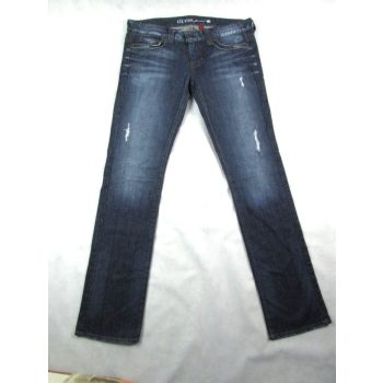 GUESS NŐI (L - W29) SÖTÉTKÉK KOPTATOTT FARMERNADRÁG