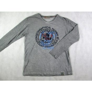 GEOGRAPICAL NORWAY SZÜRKE FÉRFI (M) HOSSZÚ UJJÚ PÓLÓ