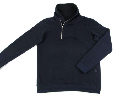 G-STAR RAW SLIM FIT FÉRFI (XL) SÖTÉTKÉK-FEKETE ELEGÁNS HOSSZÚ UJJÚ PULÓVER