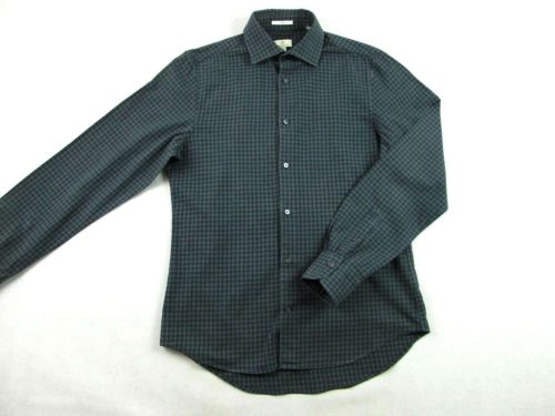 GANT SLIM FIT FÉRFI (M) ELEGÁNS HOSSZÚ UJJÚ SÖTÉTZÖLD-SÖTÉTSZÜRKE APRÓ KOCKÁS ING