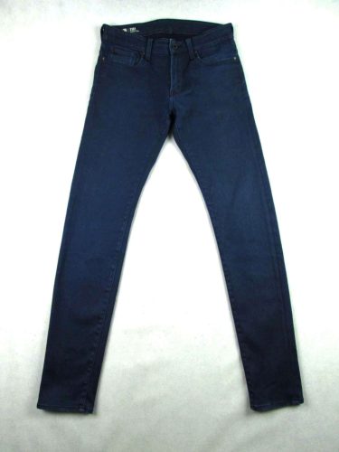 G-STAR RAW SUPER SLIM FÉRFI (S - W29 / L34) SÖTÉTKÉK SZTRECCSES FARMER