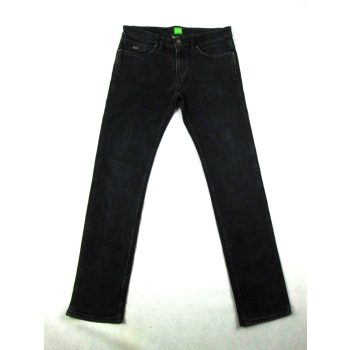   HUGO BOSS 020 SLIM FIT FÉRFI (M - W32 / L32) FEKETE SZTRECCSES FARMER