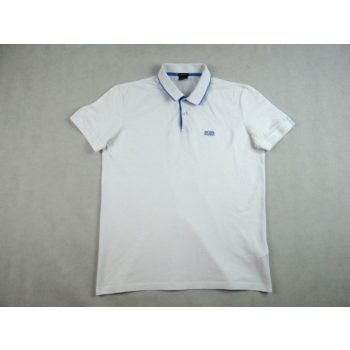   HUGO BOSS ELEGÁNS RÖVID UJJÚ FÉRFI (M) FEHÉR GALLÉROS PÓLÓ