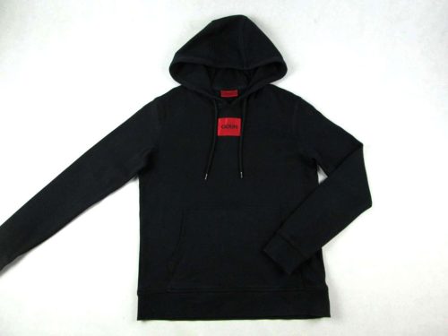 HUGO BOSS FÉRFI (XS / S) SPORTOS HOSSZÚ UJJÚ FEKETE KAPUCNIS PULÓVER