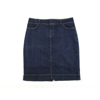 HUGO BOSS NŐI (XL) ELEGÁNS SÖTÉTKÉK FARMER SZOKNYA