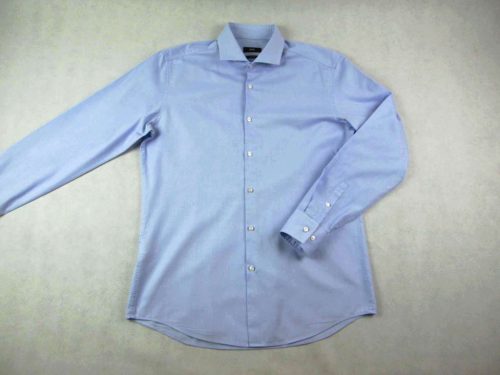 HUGO BOSS SLIM FIT FÉRFI (L) ELEGÁNS HOSSZÚ UJJÚ VILÁGOSKÉK ING
