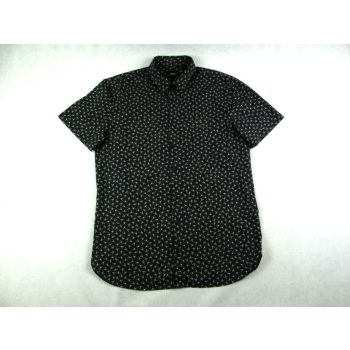 HUGO BOSS SLIM FIT RÖVID UJJÚ FÉRFI (L) FEKETE ING