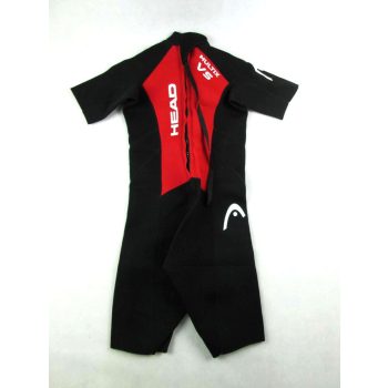   HEAD FÉRFI (L) FEKETE-PIROS RÖVID UJJÚ NEOPRÉN NEDVES RUHA SUP BÚVÁRRUHA VIZISPORTRUHA