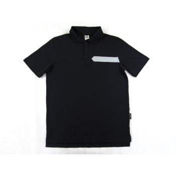   HELLY HANSEN SPORTOS ELEGÁNS RÖVID UJJÚ FEKETE FÉRFI (L) GALLÉROS PÓLÓ