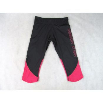   HELLY HANSEN SÖTÉTSZÜRKE-CIKLÁMEN NŐI (M) SPORT CAPRI LEGGINGS CIPZÁROS OLDAL ZSEBBEL