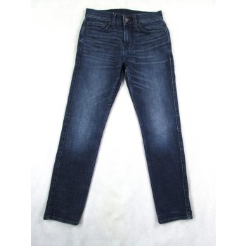   HOLLISTER NŐI (M - W28 / L30) SÖTÉTKÉK SZTRECCSES FARMERNADRÁG